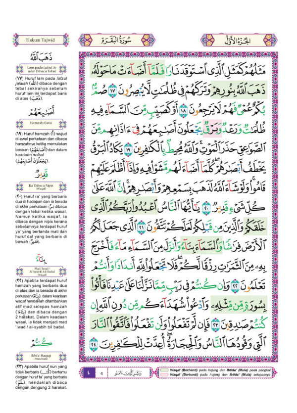 Al-Quran Al-Mujawwad dan Waqaf Ibtida’