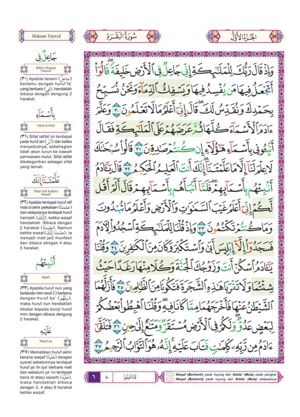 Al-Quran Al-Mujawwad dan Waqaf Ibtida’